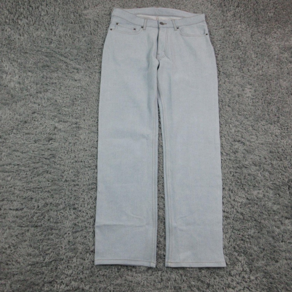 MTailor Jeans Mens Light Wash Blue Straight Stretch Denim 33x31* NWOT